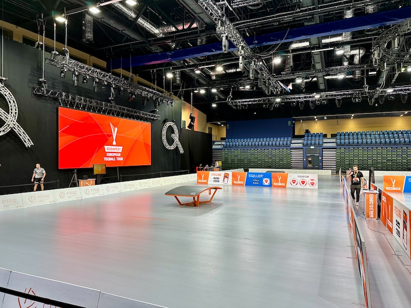 Vom Fußballfeld zum Teqball-Tisch: European Teqball Tour Budapest 2022