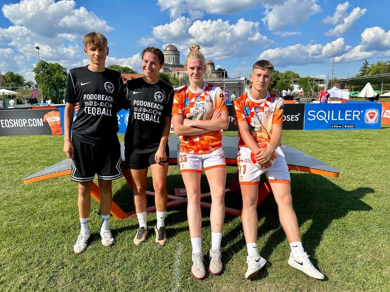 Alex Hamm - Rea Sommer - Magdalena Kosowska - Przemysław Pawlak - Teqball Tour Esztergom 2023