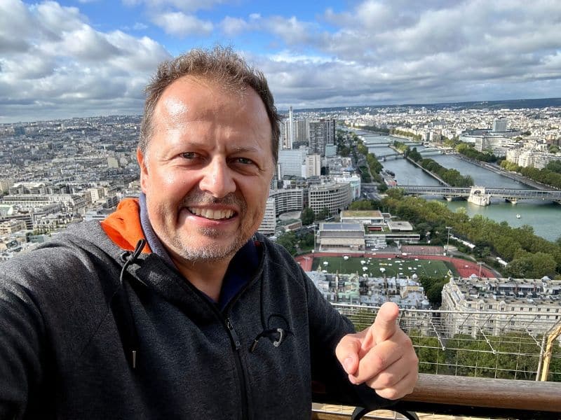 Stade Emile Anthoine Paris vom Eiffelturm