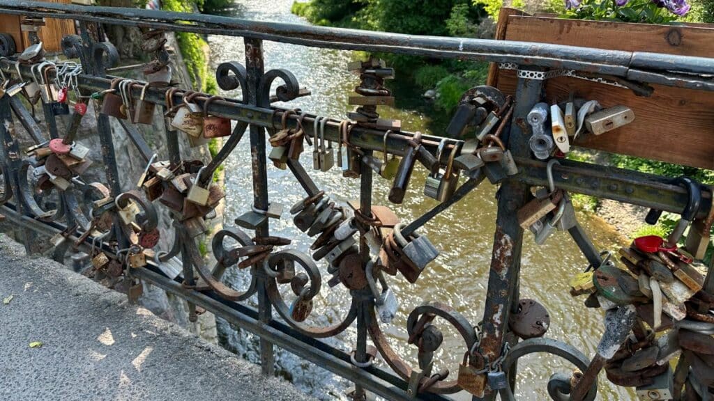 Schlösser Vilnia Brücke