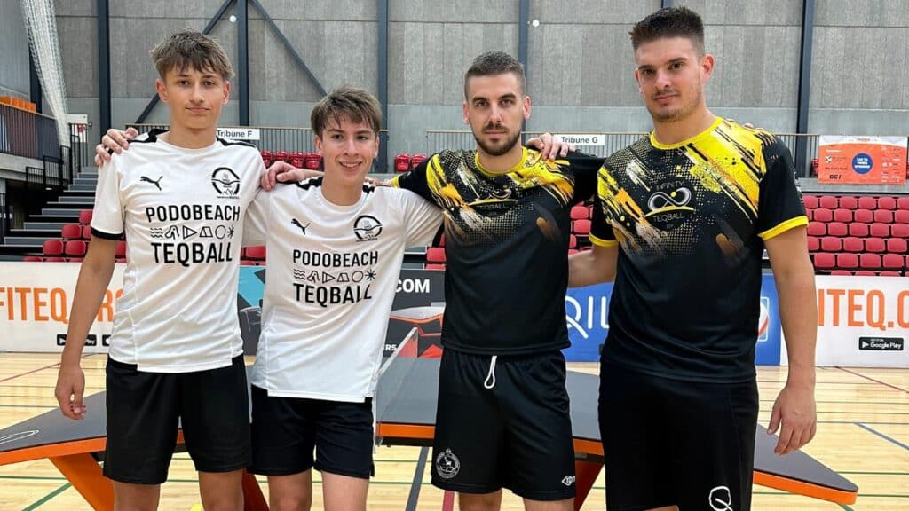 Alex Hamm, David Kontra, Gergo Dombai und Soma Cseri