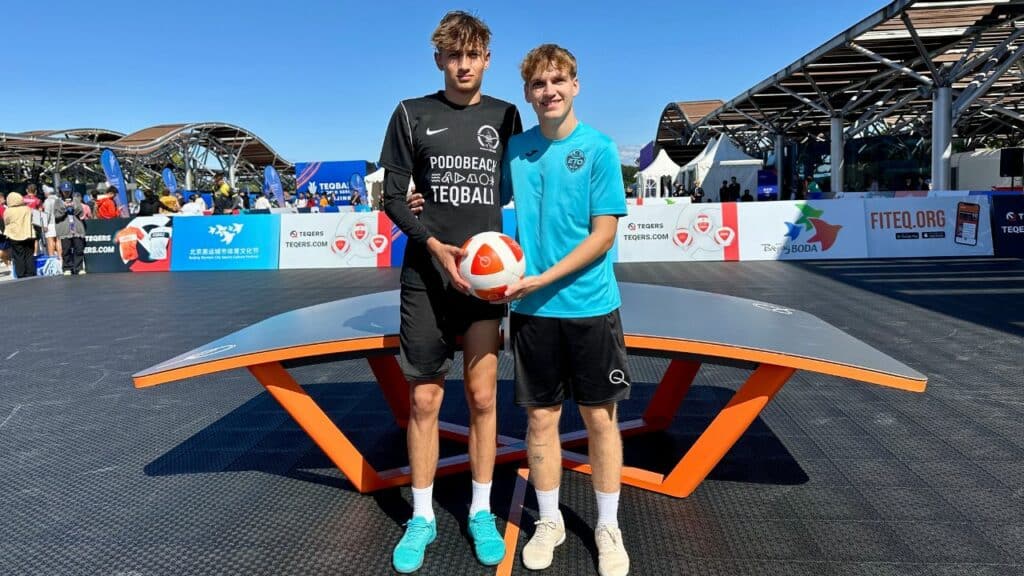 KO 32 Alex vs. Kera - Teqball World Series Beijing 2024