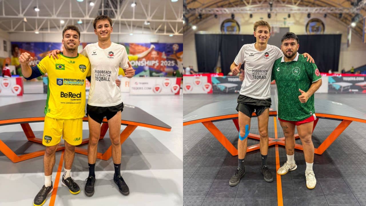 Links: Matheus Ferraz aus Brasilien - rechts: Aaron Servin aus Mexiko