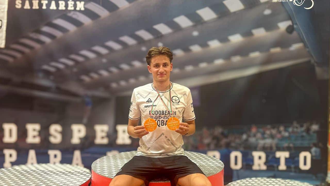 Challenger Teqball League Santar&eacute;m 2026: Zwei neue Partner, zweimal Bronze
